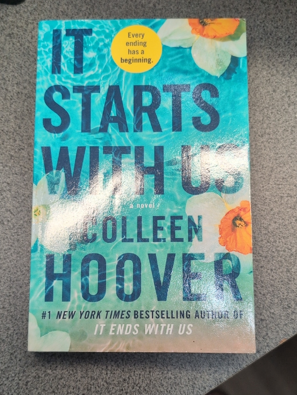 Colleen Hoover 'It Starts With Us' Paperback Book Book 2 Of Series